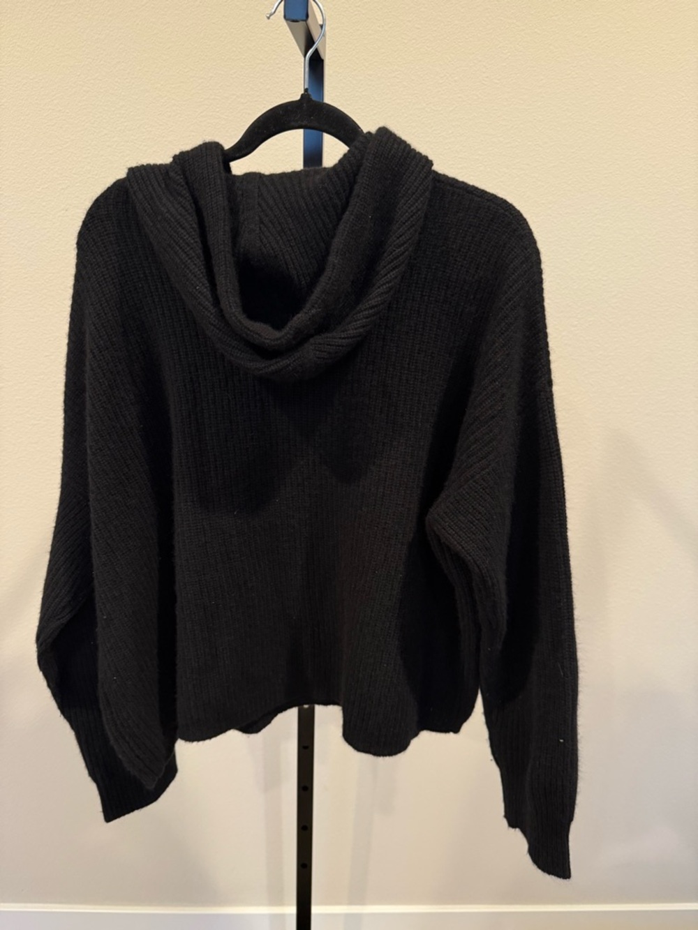 Jenni Kayne Cashmere Fisherman Hoodie black size M‎ - Picture 6 of 7